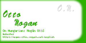 otto mogan business card