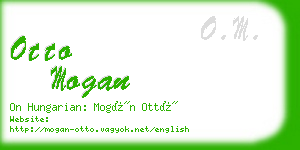 otto mogan business card